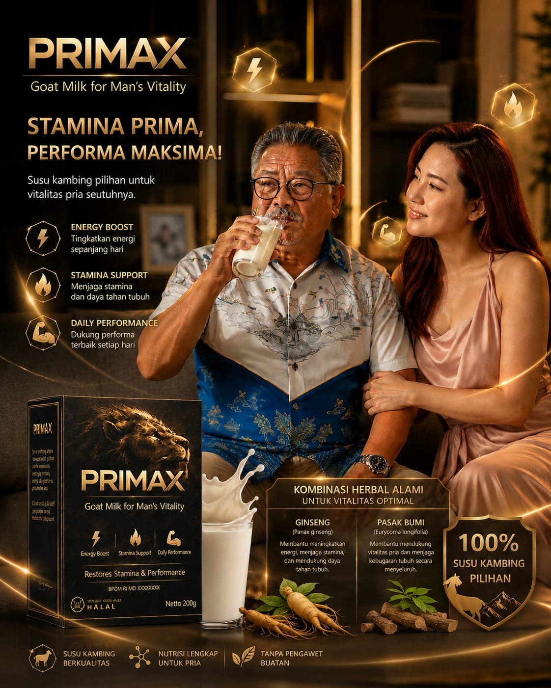 Susu Kambing PRIMAX logo