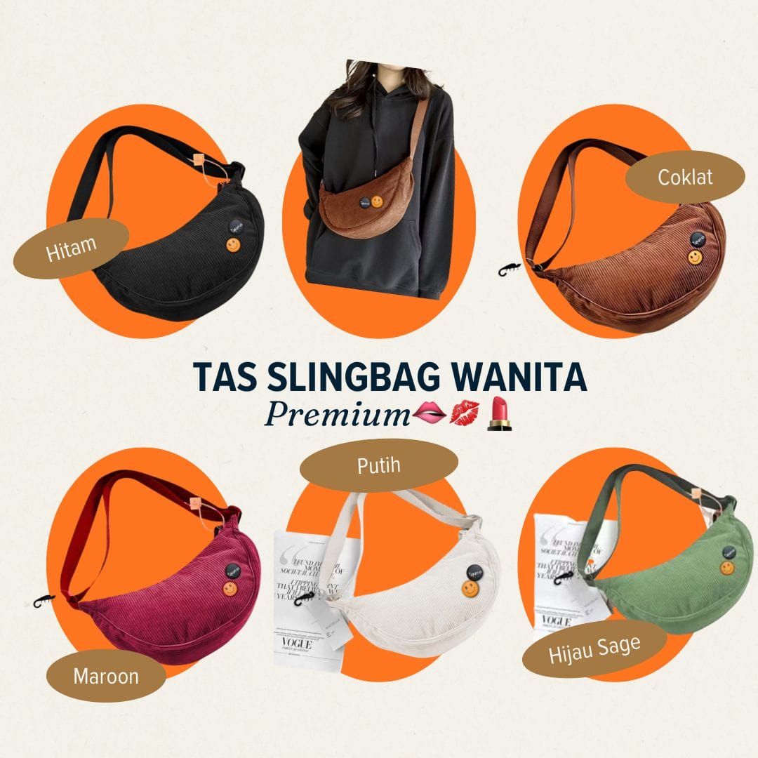 Tas Slingbag Wanita - Ak G-ads logo