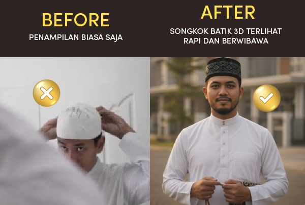 PECIBATIK (Peci Hitam Motif Batik) logo