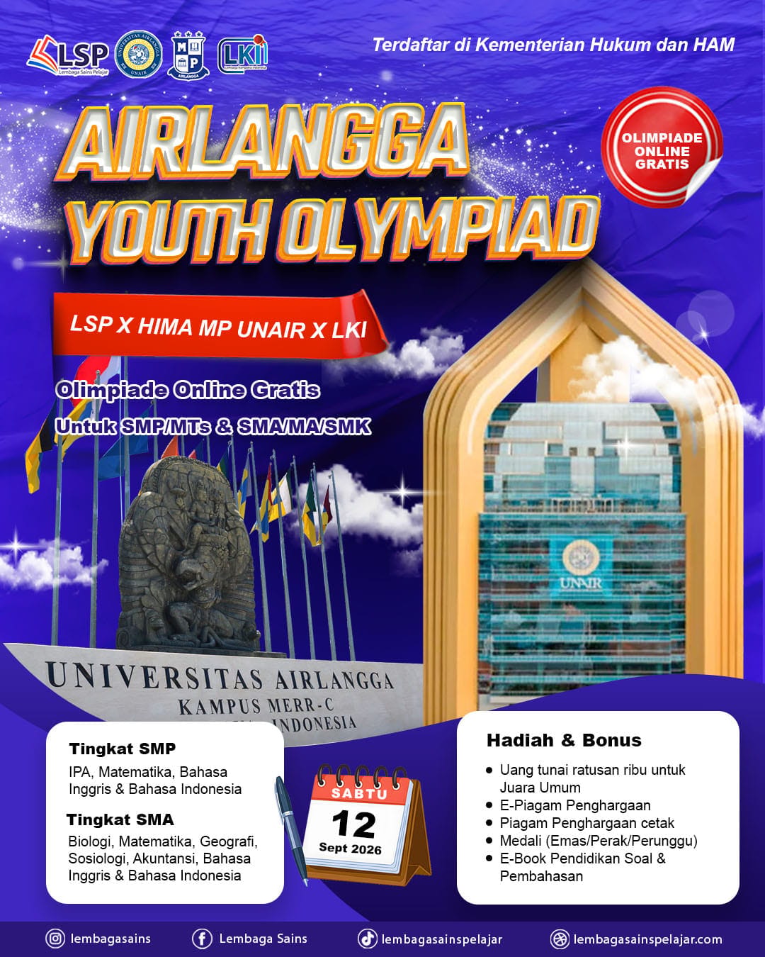 AIRLANGGA YOUTH OLYMPIAD (LSP) logo