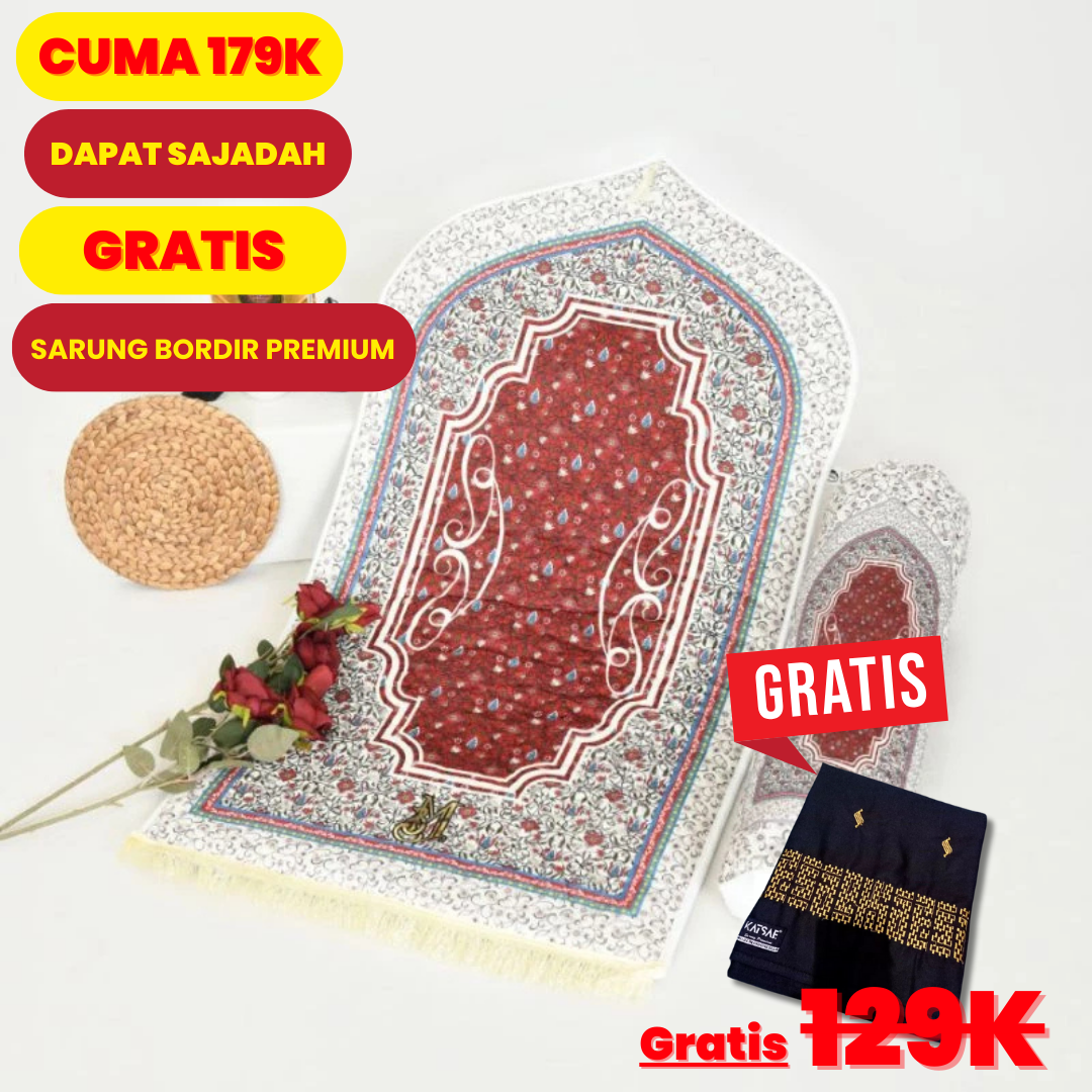 HANAFI (Sajadah Luxury Mewah Turkiye Premium Quality Gratis Sarung )FB logo