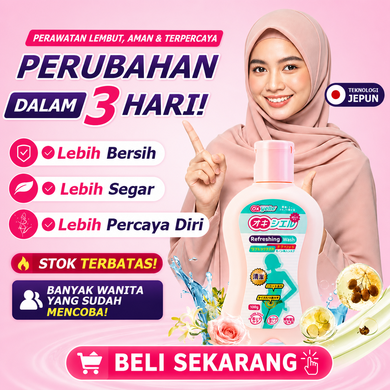 Sabun OXyelle Feminine Wash Wanita Perawatan logo
