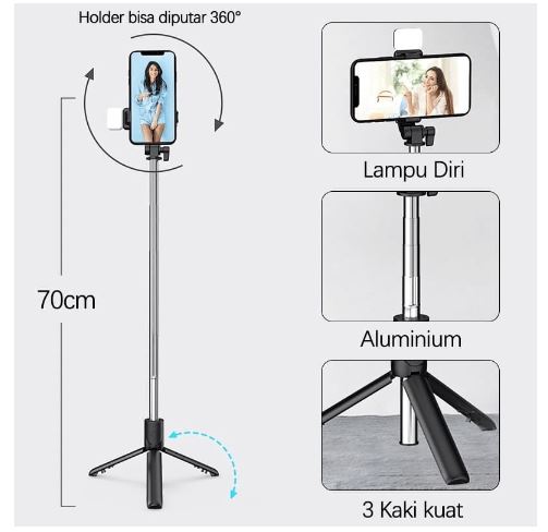 Tripod Bluetooth 4 in 1 ✨ logo