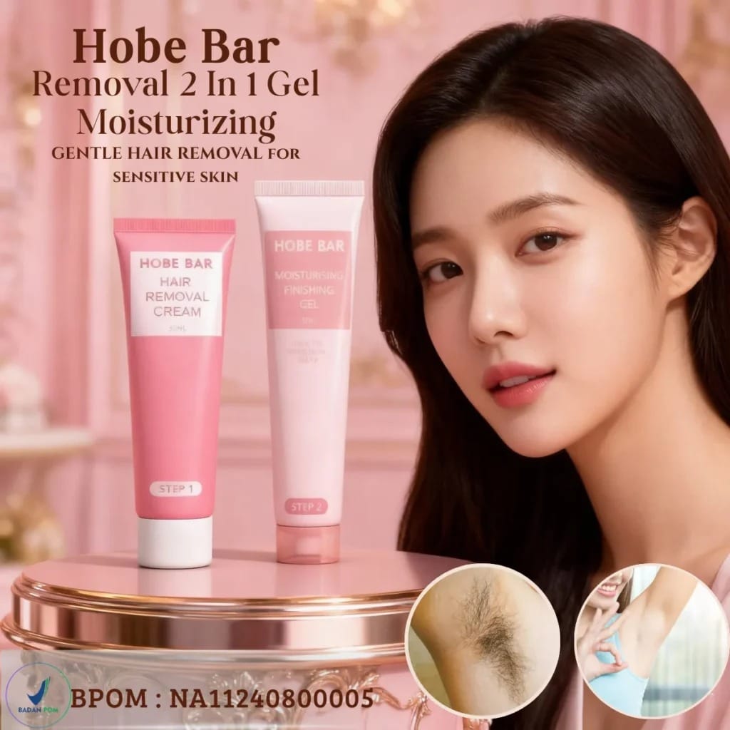 Hobe bar Hair Removal 2 In 1 + Gel Moisturizing DD HK5 logo