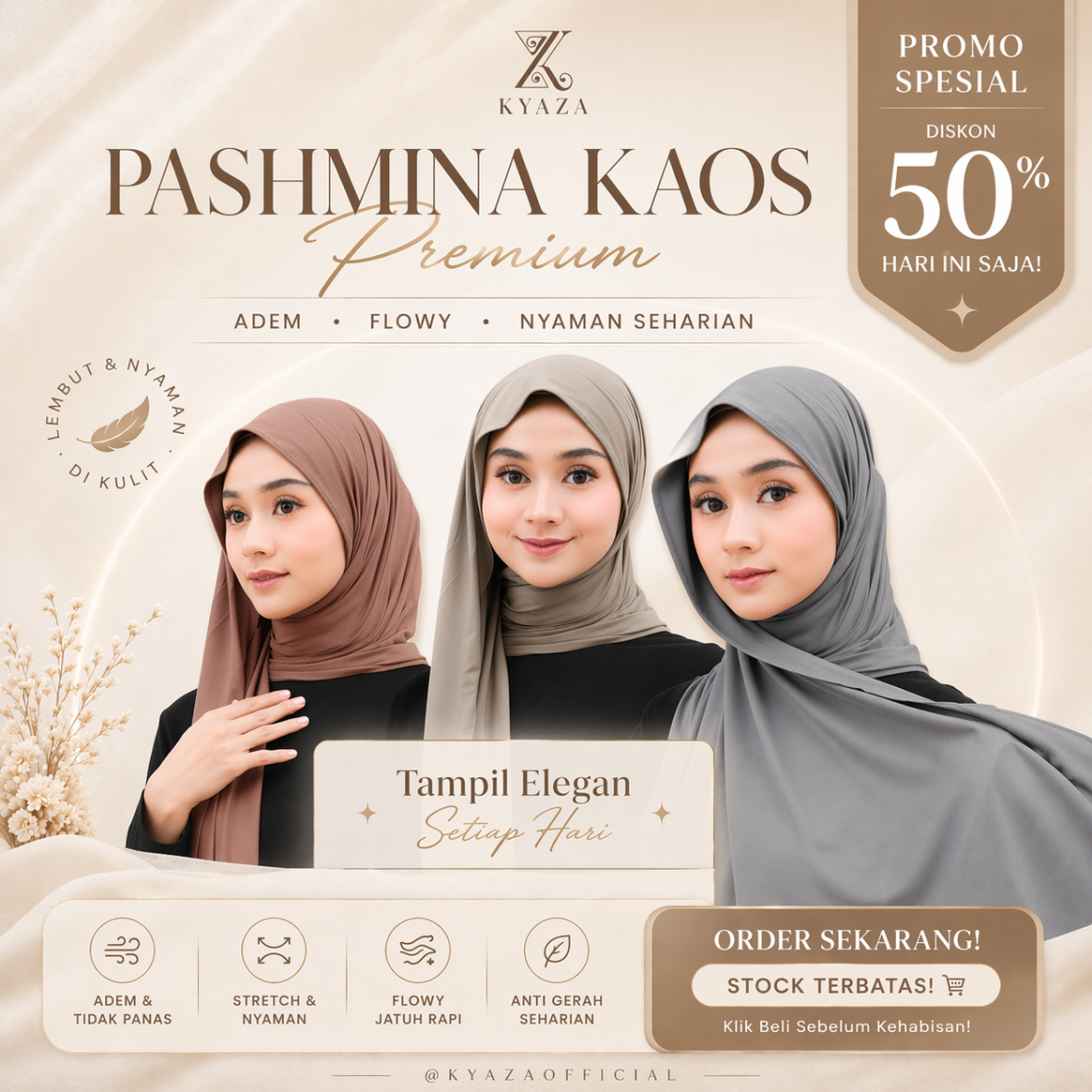Pashmina Instan Beauty