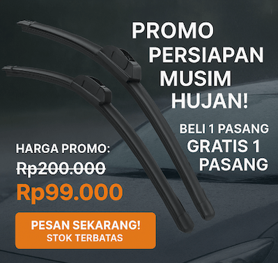 Promo Wiper Gratis 1 Pasang