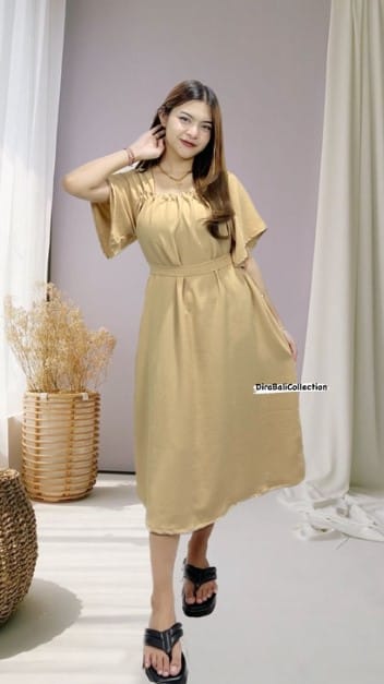 Sedia Dress Maudy Airflow Bali Terlaris 2023