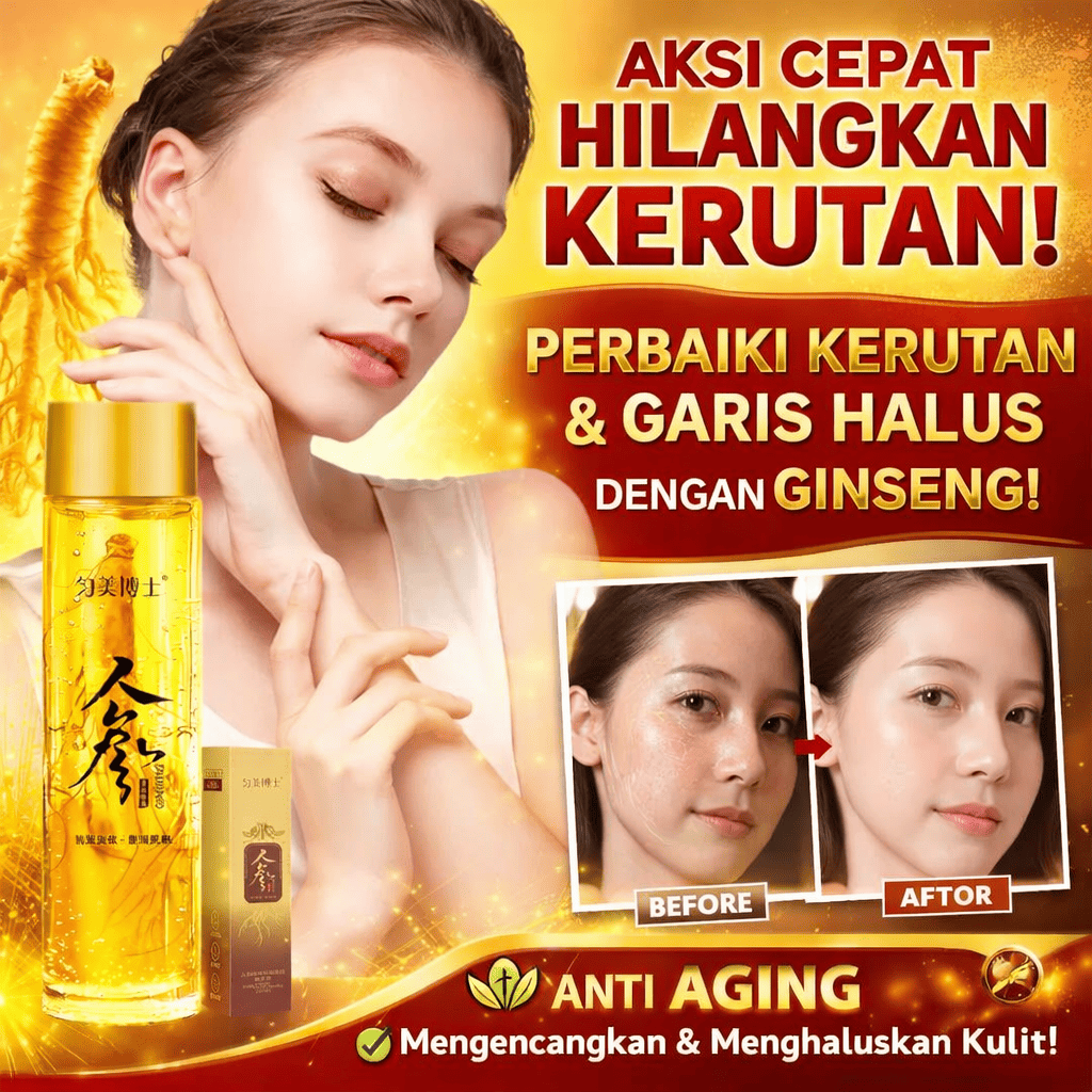 Ginseng Essence Wrinkle OK logo