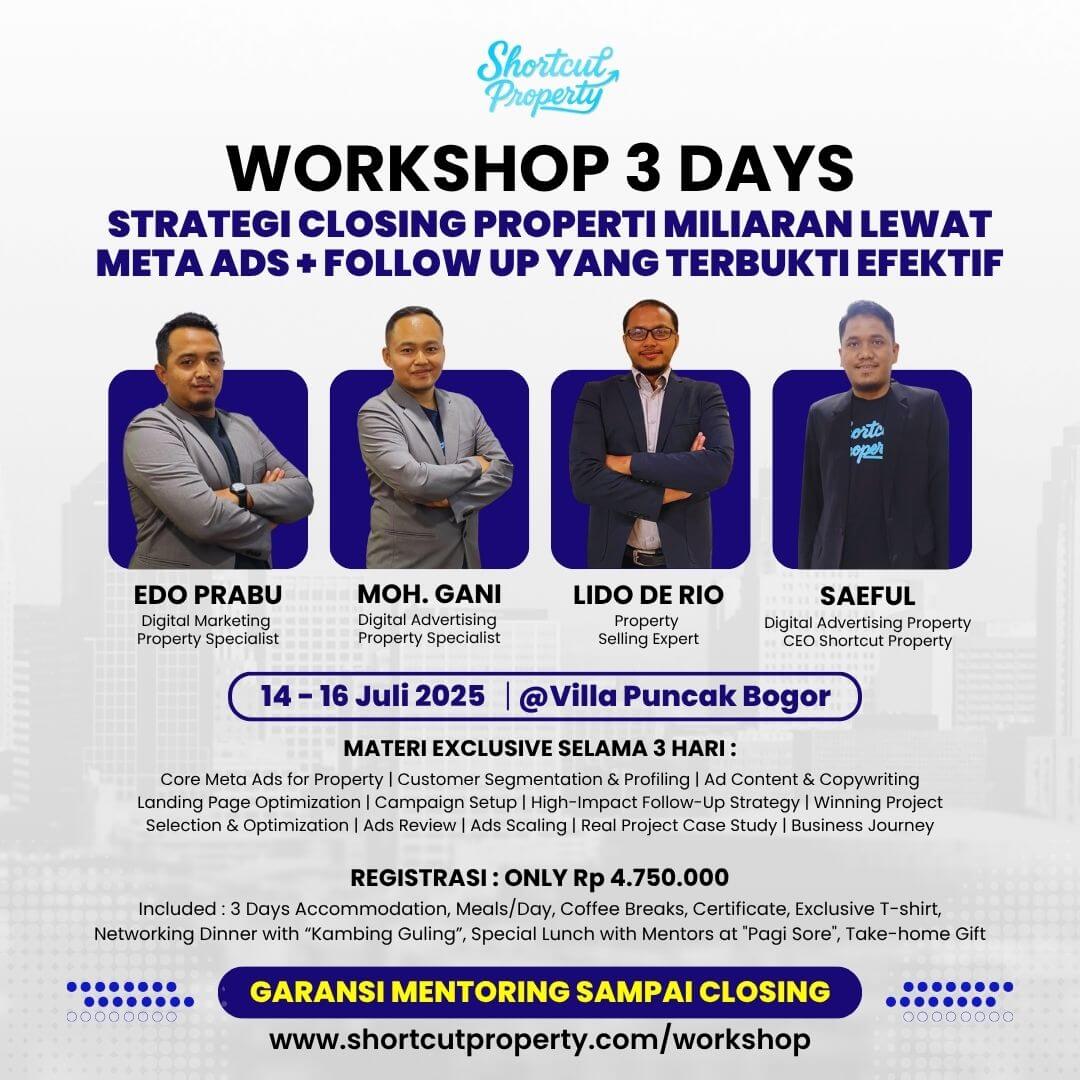 3 Days Workshop Shortcut Property logo