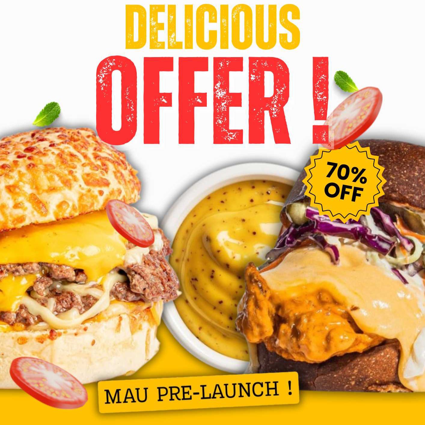 Mr. Burger's (Pre-Launch) logo