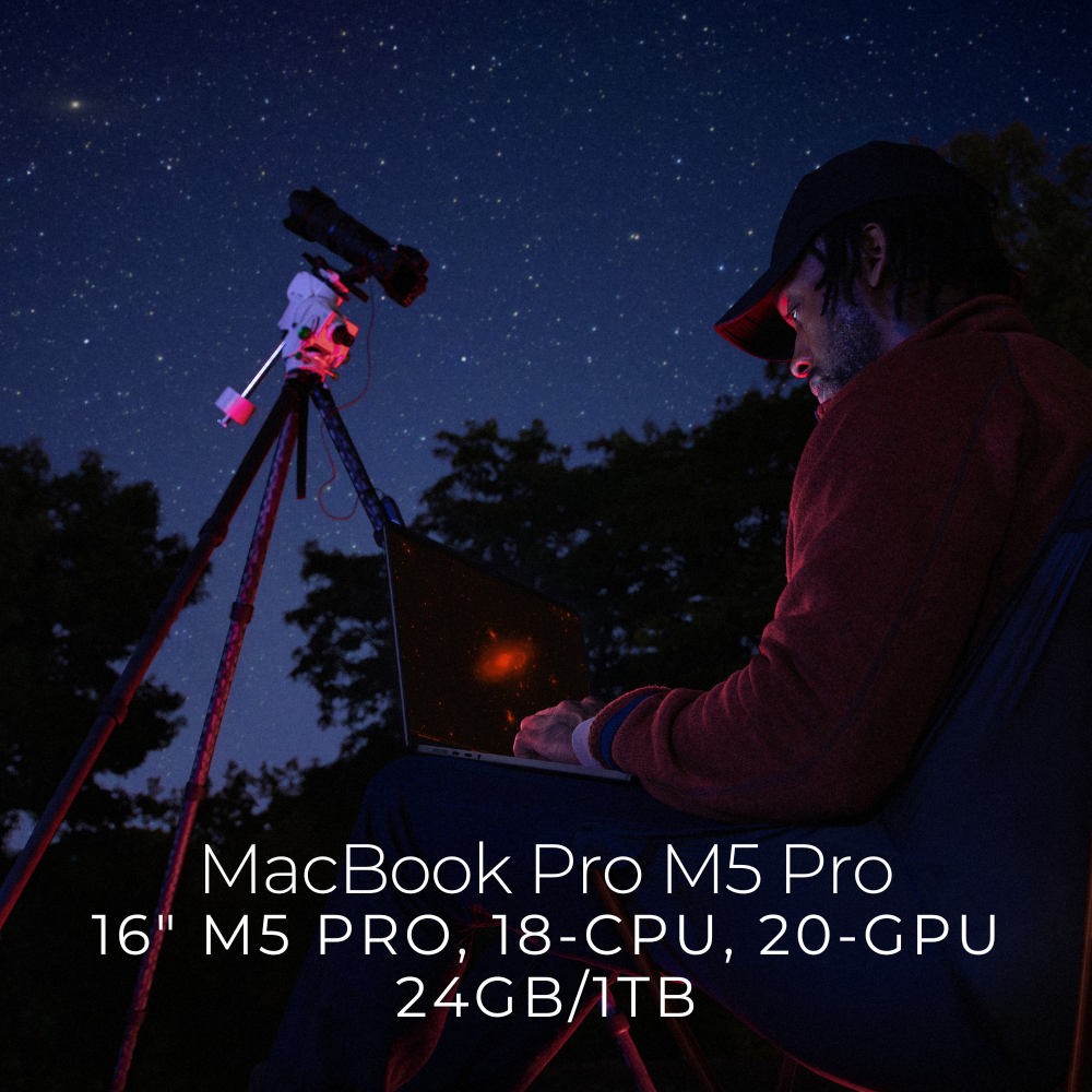 MacBook Pro (16 inch, M5 Pro, 2026) 18 CPU – 20C GPU – 24GB Unified Memory – 1TB SSD Storage logo