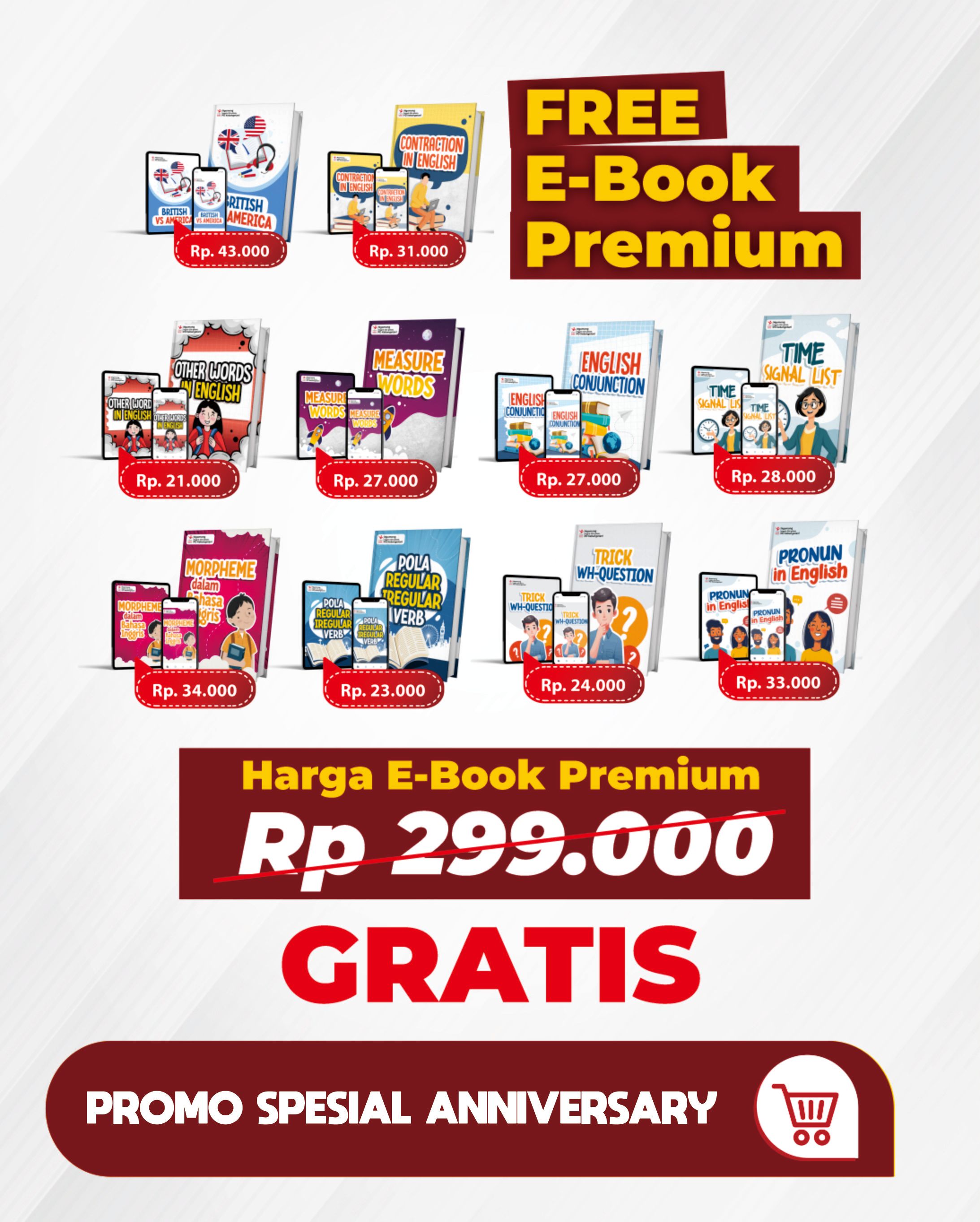 5 Kampung Inggris SUPER JUMPER PROMO ANNIVERSARY
