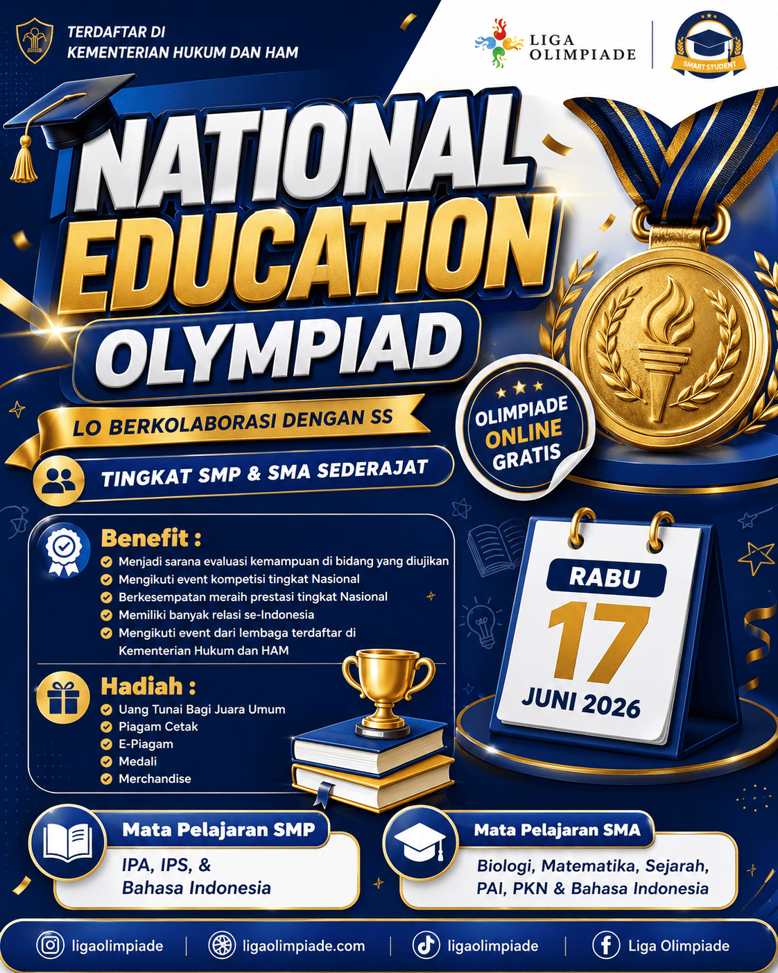 NATIONAL EDUCATION OLYMPIAD 2026 logo