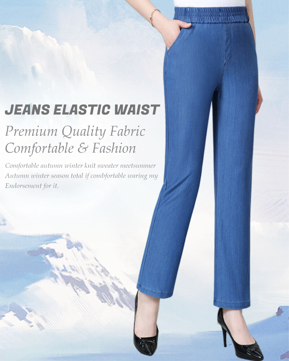 Jeans Elastic Waist