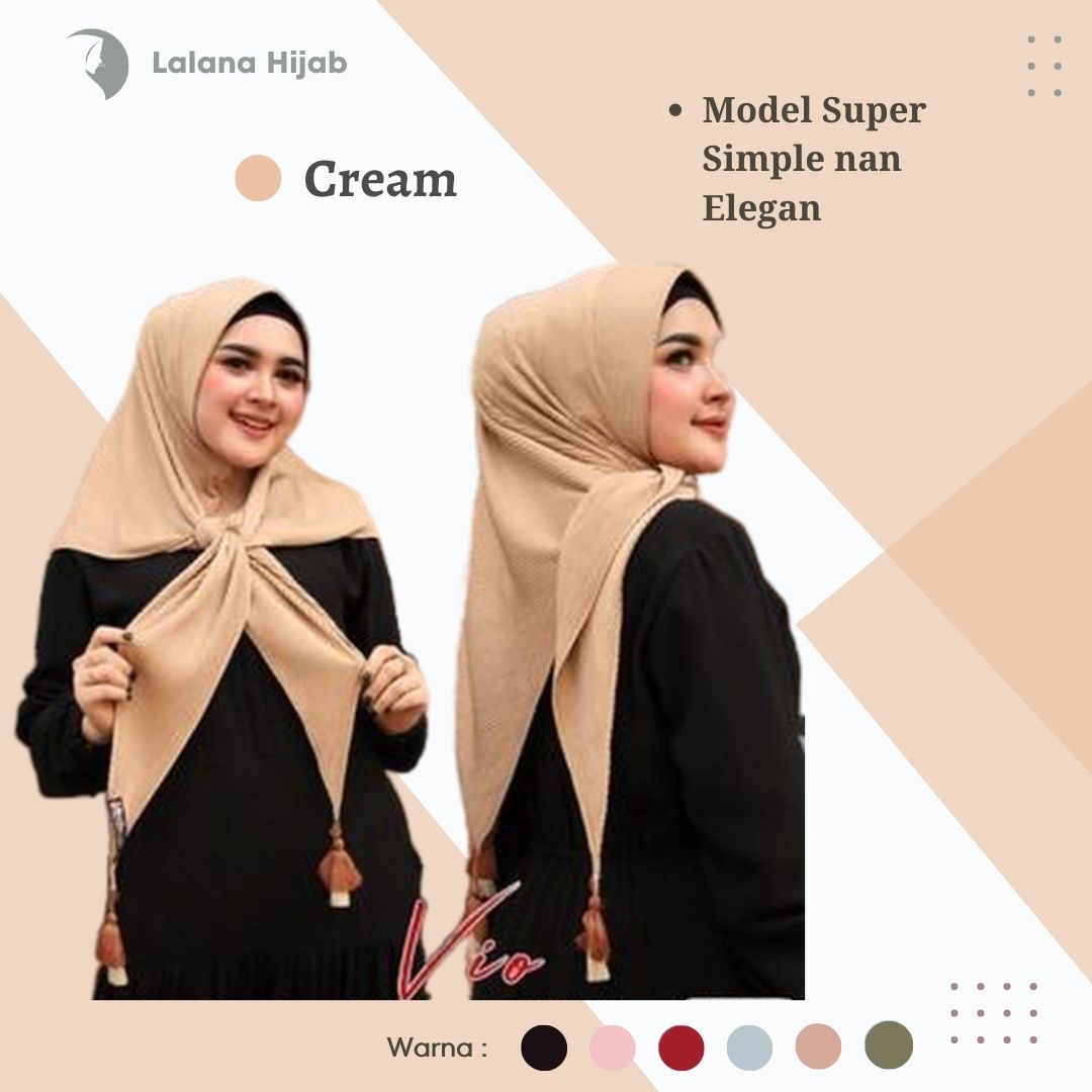 HIJAB SEGITIGA INSTAN PLISKET