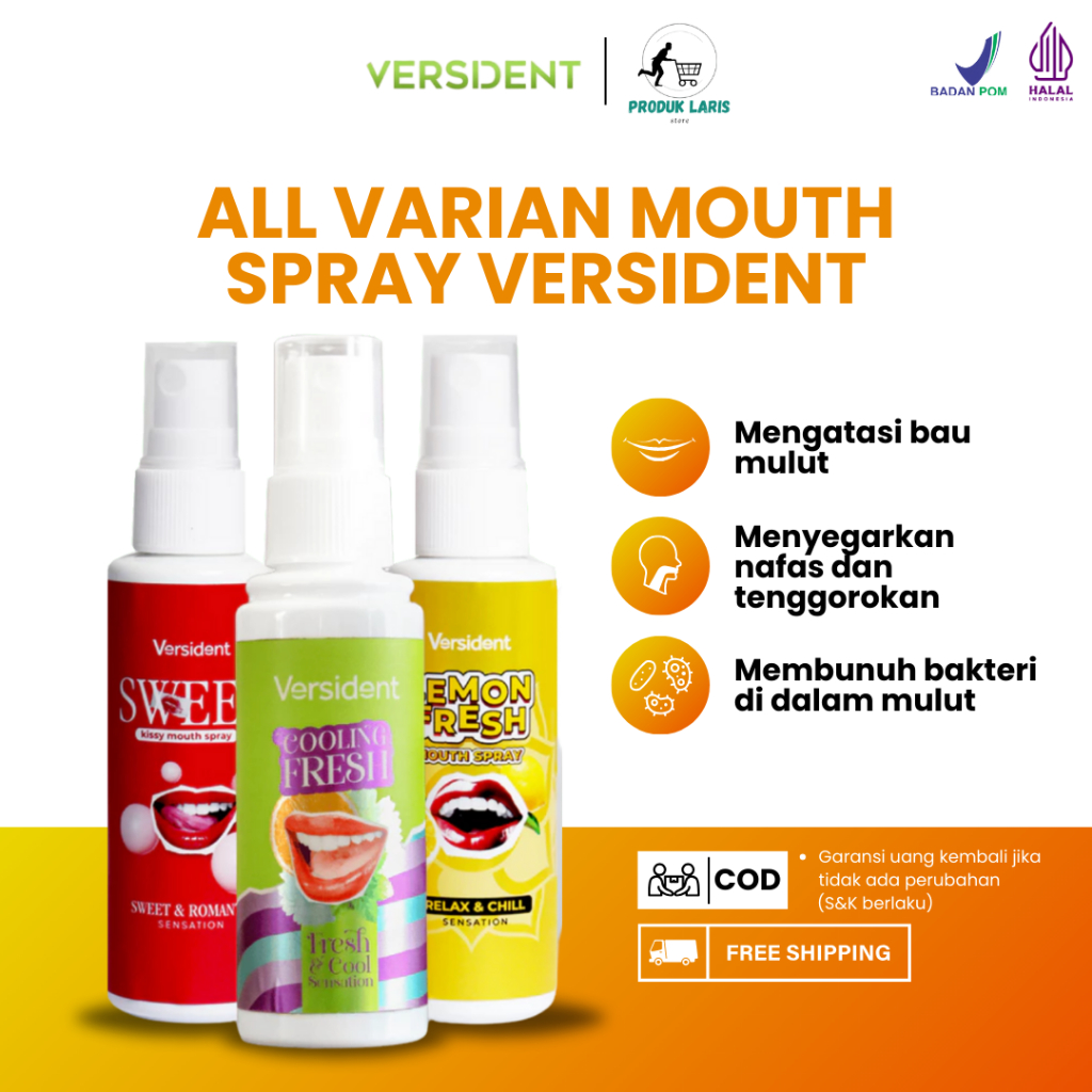 Parfume Mulut Versident Cooling Fresh - Google tmpur