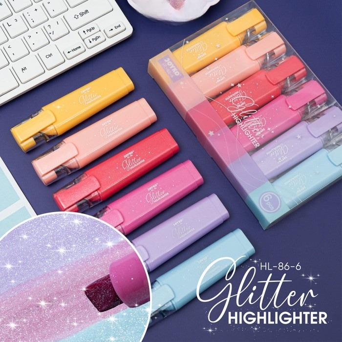 Penanda Berwarna Highlighter (Isi 6 Warna)💰 logo