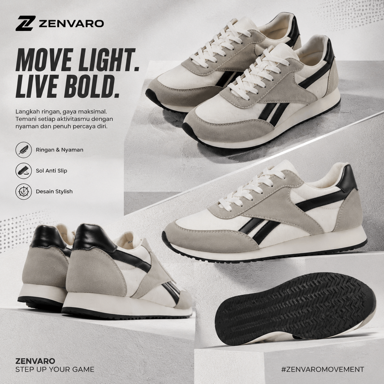Sepatu Pria Zenvaro