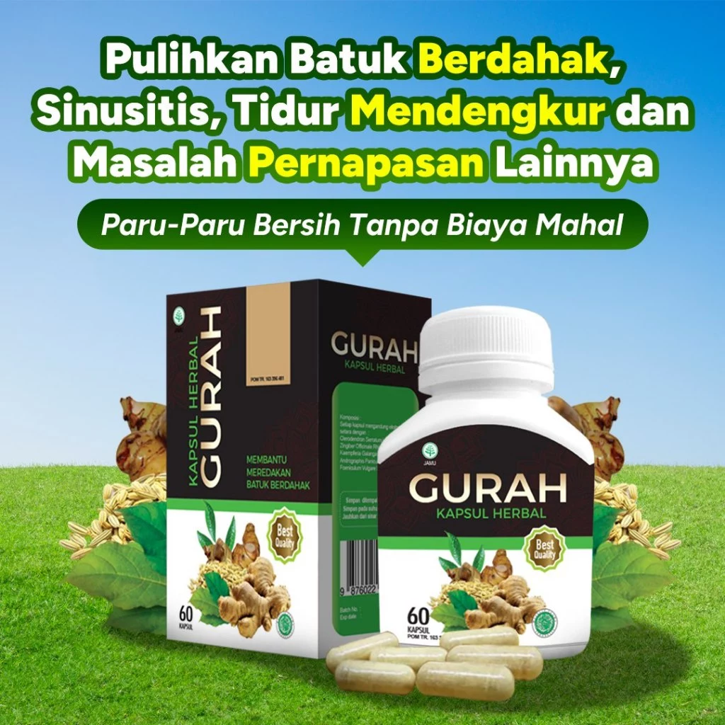Gurah Kapsul Herbal Original BPOM HALAL - LD