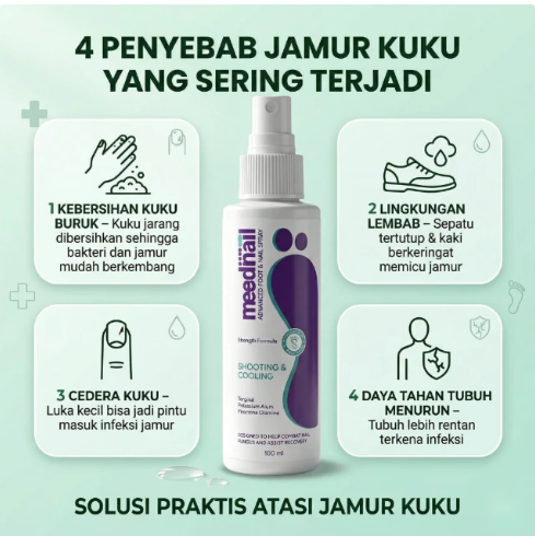 MEDINAIL SPRAY JAMUR KUKU GA 12