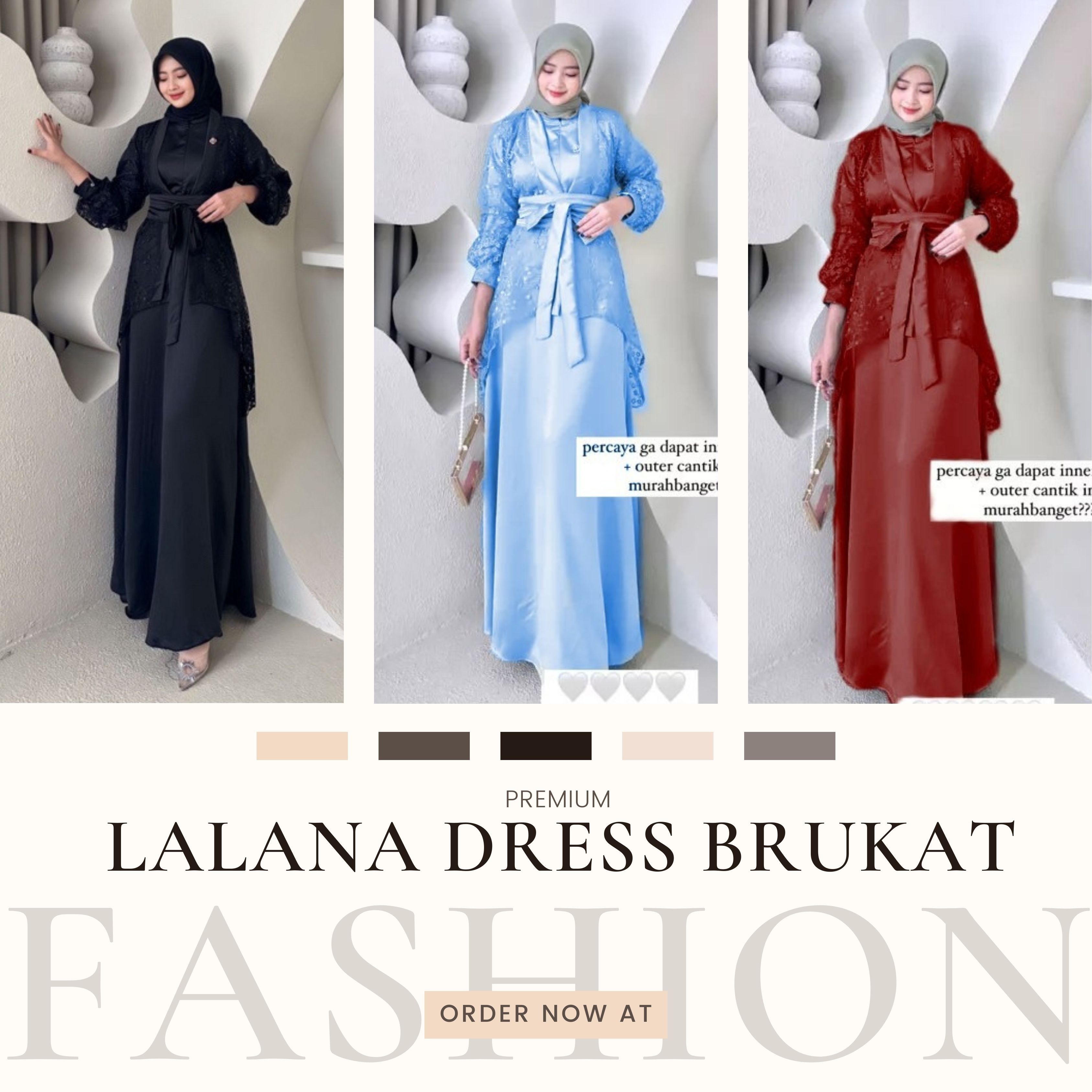 LALANA DRESS BRUKAT PREMIUM logo