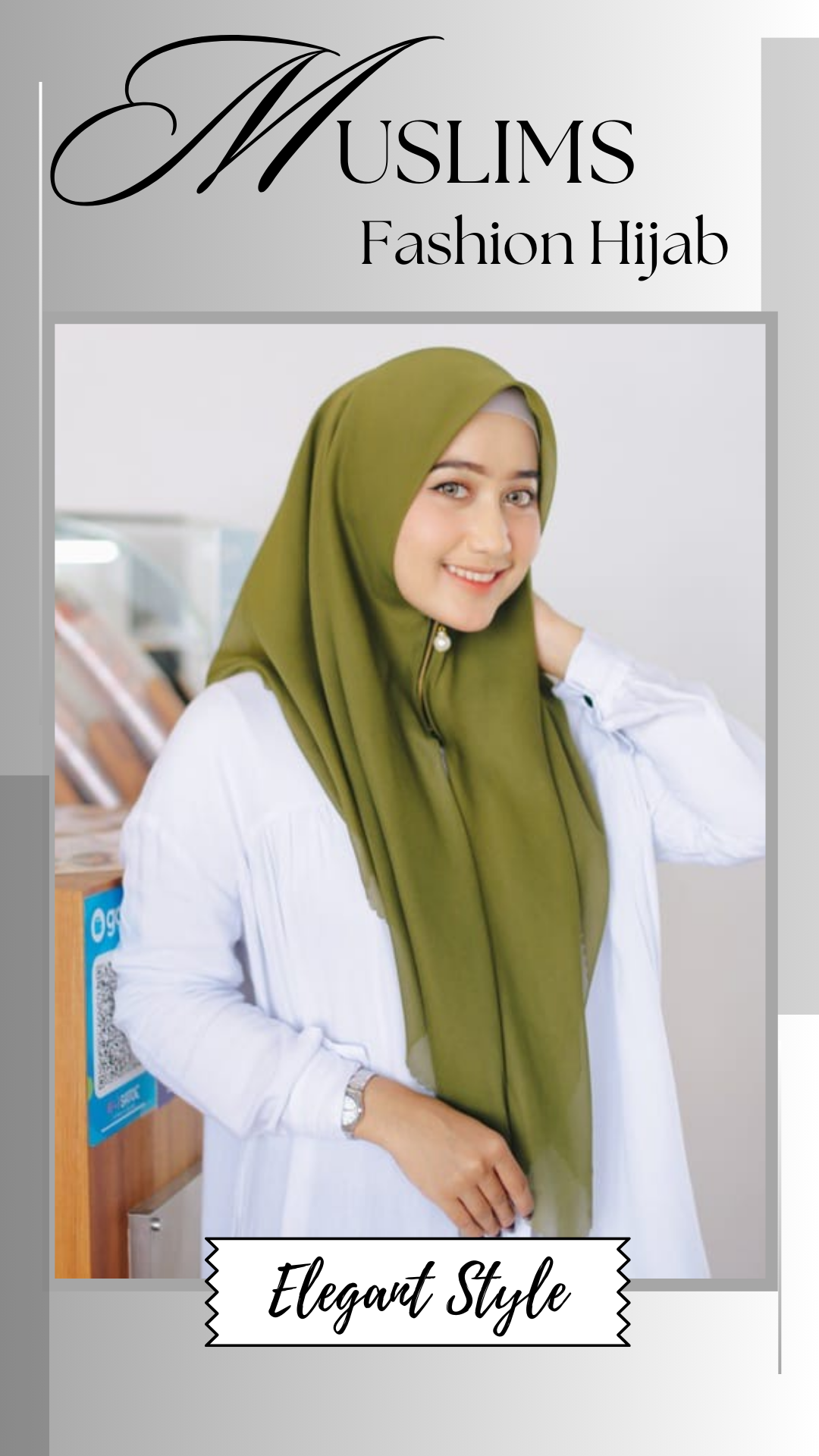 Hijab Zipper Resleting