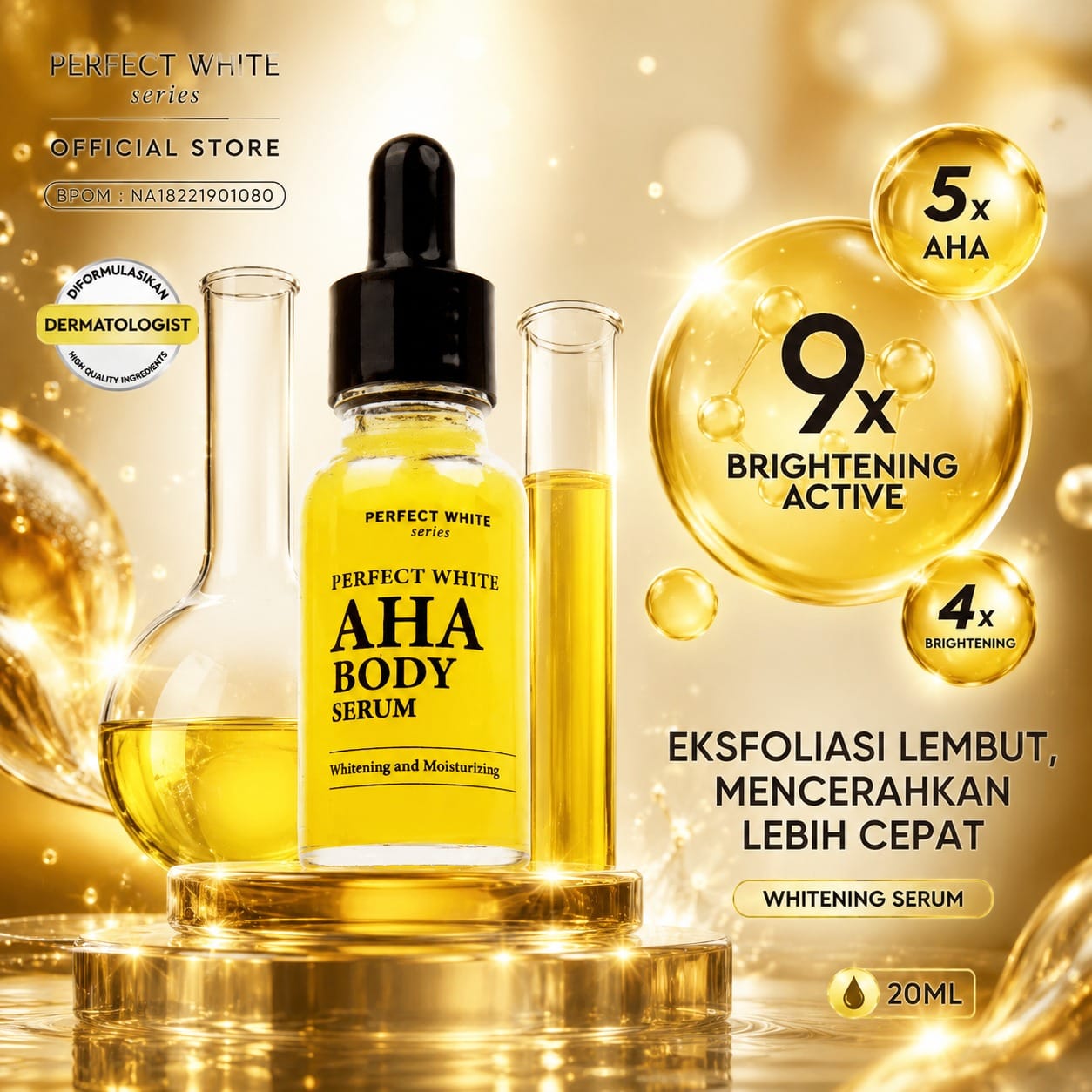 Perfect Science AHA Serum BPOM HR62-43