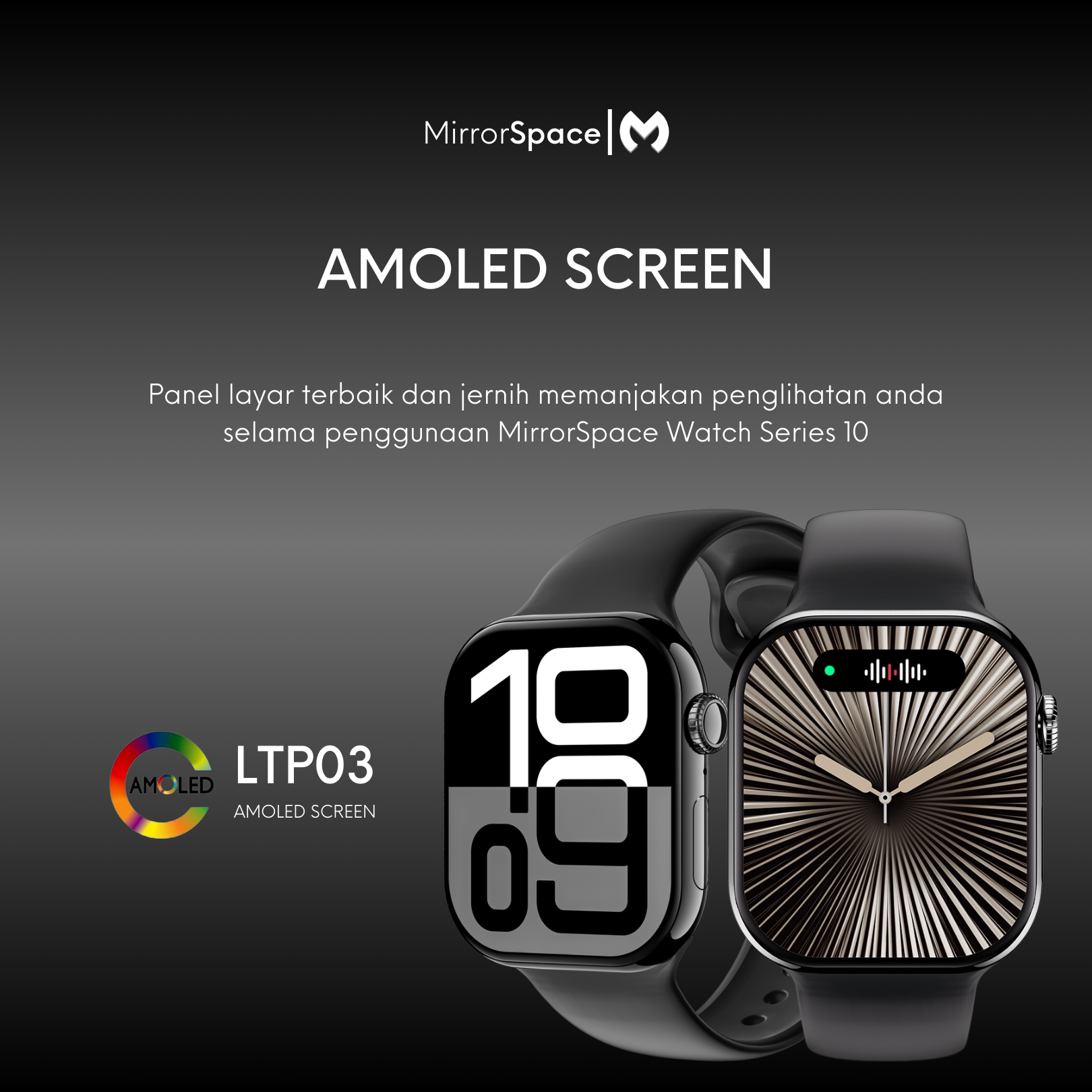 Ms Watch - MirrorSpace Series 10 with Dynamic Island - MirrorSpace
