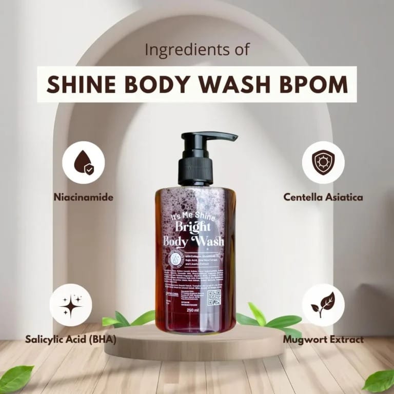 Shine Body Wash BPOM FR62-24 logo