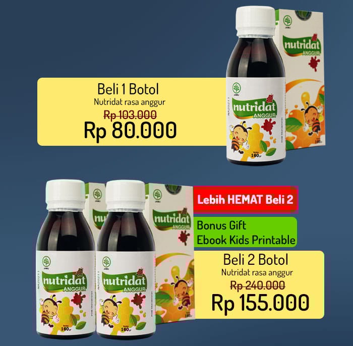 NUTRIDAT Rasa Anggur 160 Gram