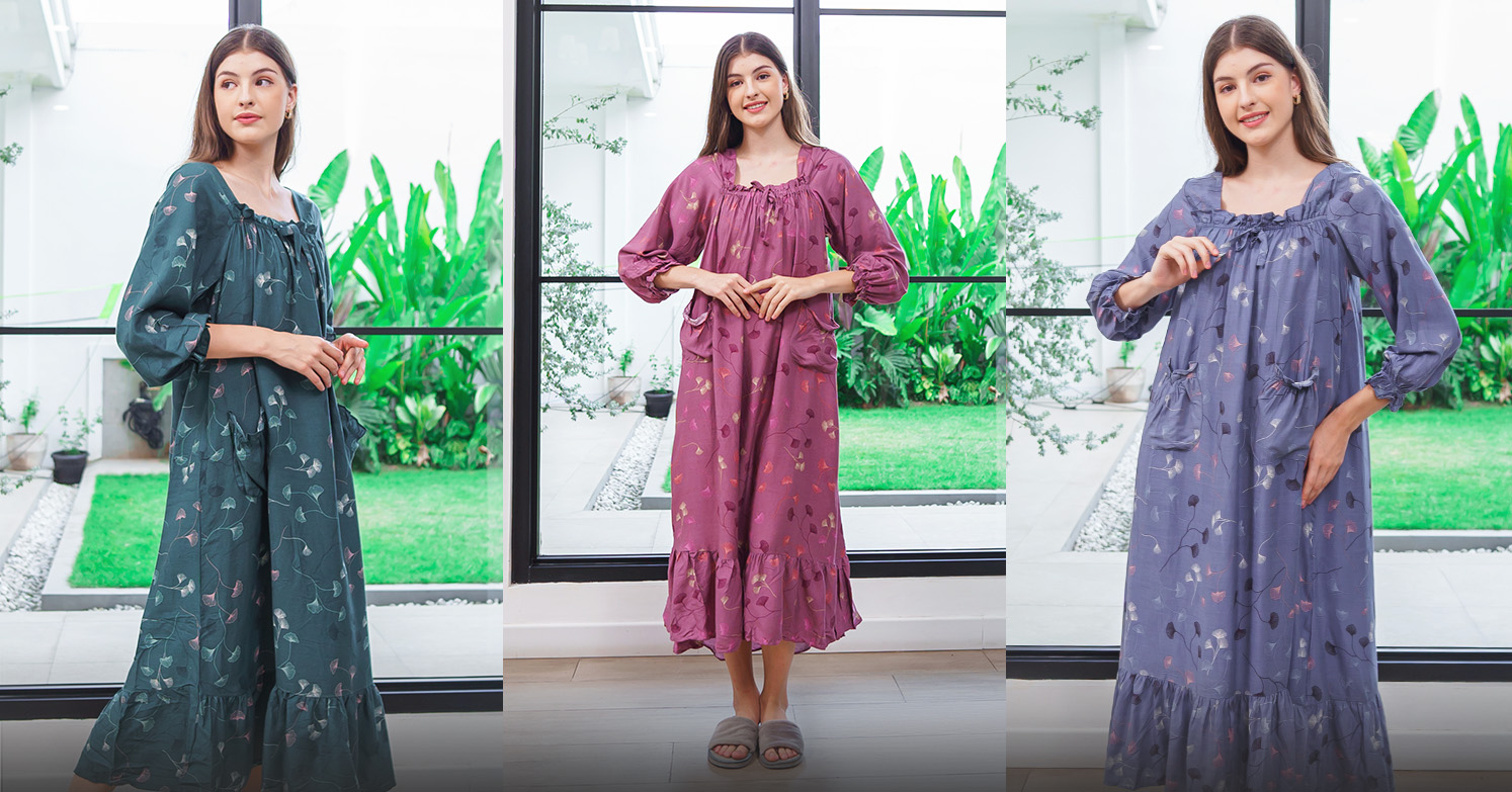 #FBADS - Homewear Maxi-dress DKKS Aneth (279k - 2 Piece) ASC logo
