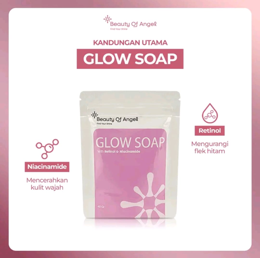 [3 Pcs] BOA Glow Soap Sabun transparan pencerah kulit a2