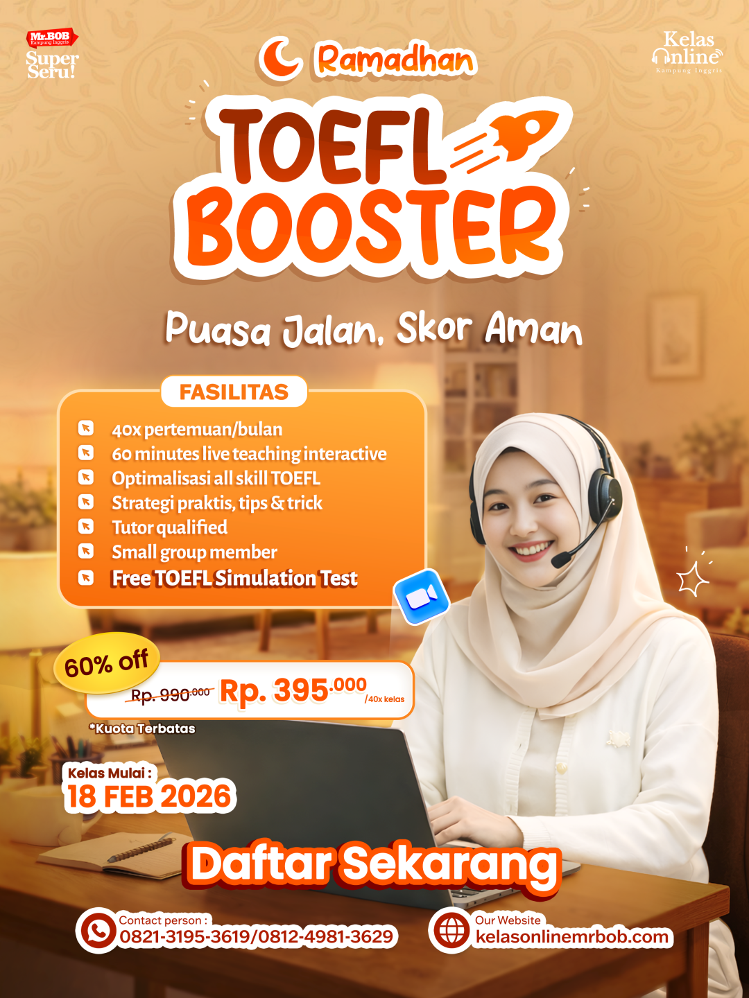 Kelas Online Ngabuburit - TOEFL 2026 logo