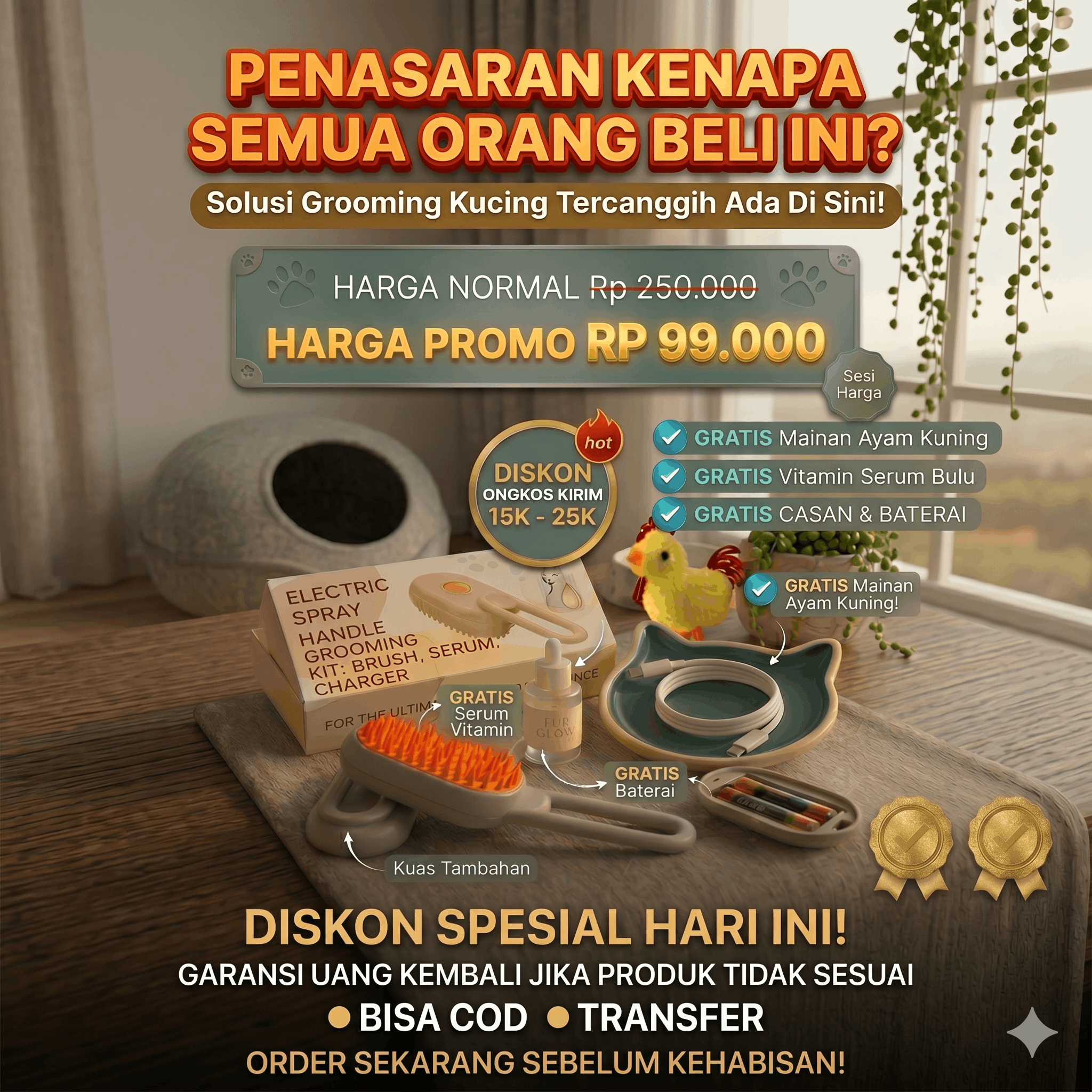 Sisir Uap premium logo
