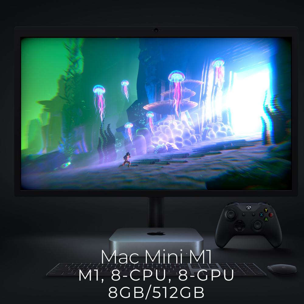 Mac Mini M1 - Apple M1 Chip with 8-Core CPU and 8-Core GPU 512GB Storage logo