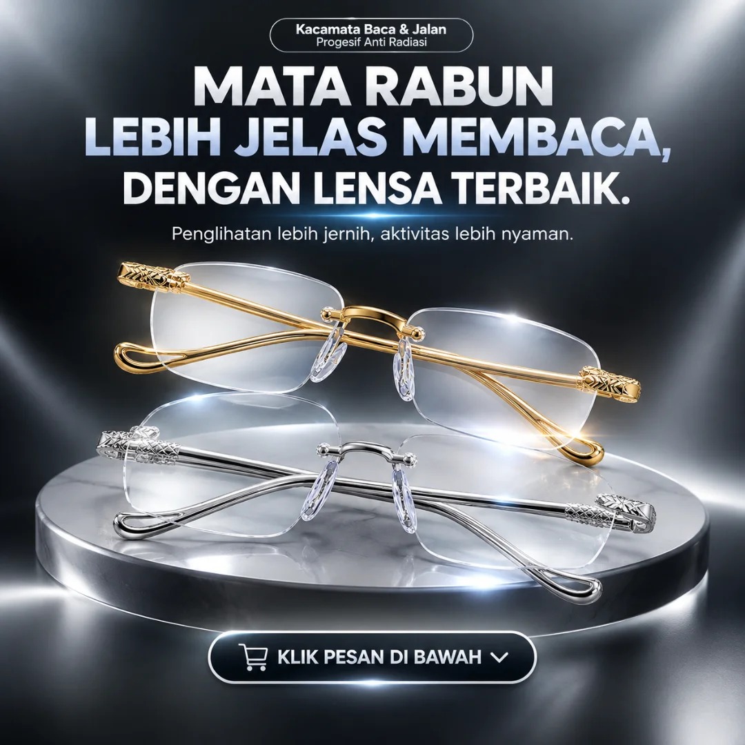 Kacamata Baca & Jalan Progesif Anti Radiasi A-F1 logo