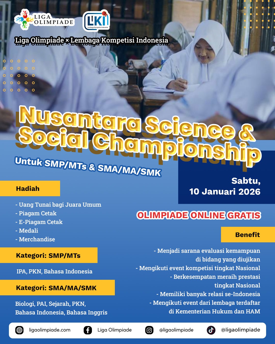 NUSANTARA SCIENCE & SOCIAL CHAMPIONSHIP 2026 logo