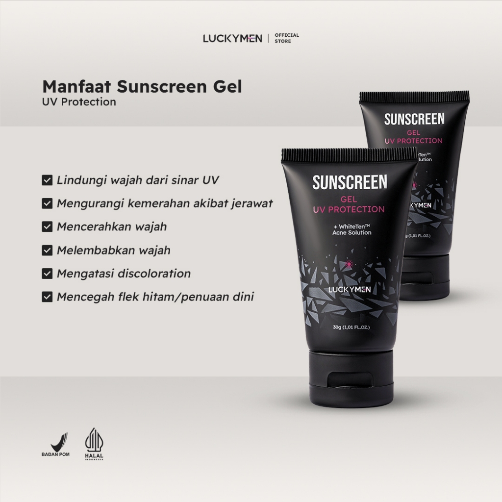 Luckymen Sunscreen Gel - LP