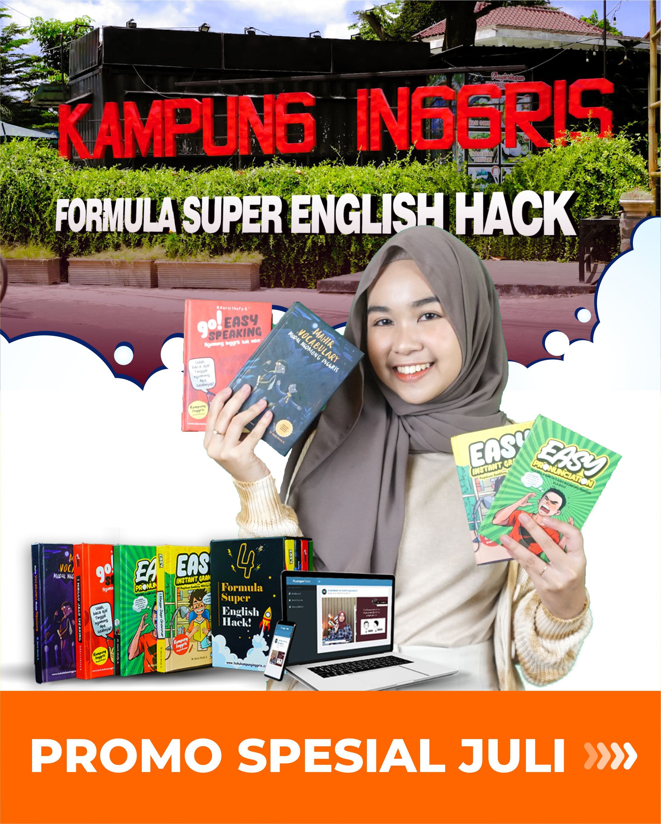 ENGLISH HACK - MOUNTHLY PROMO logo