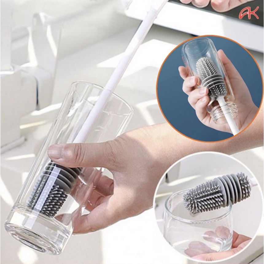 Sikat silikon Beli 1 Dapat 5 logo