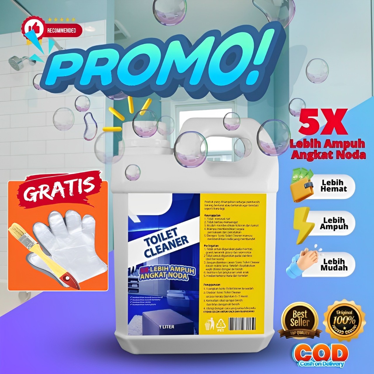 Cairan Pembersih Kerak Kamar Mandi ⚡ logo