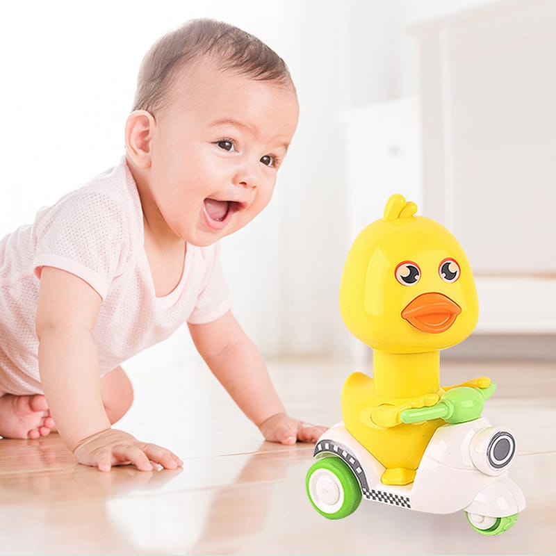 Mainan Bebek Vespa - GRATIS Buku Mewarnai Ajaib & Mobilan Offroad