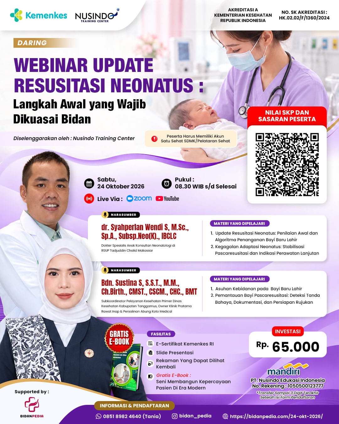 Update Resusitasi Neonatus: Langkah Awal yang Wajib Dikuasai Bidan logo