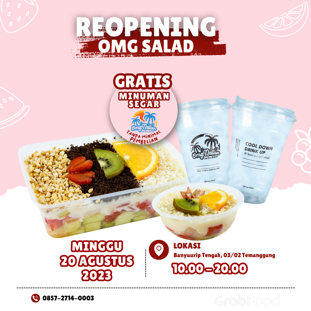 OPENING OMG SALAD logo