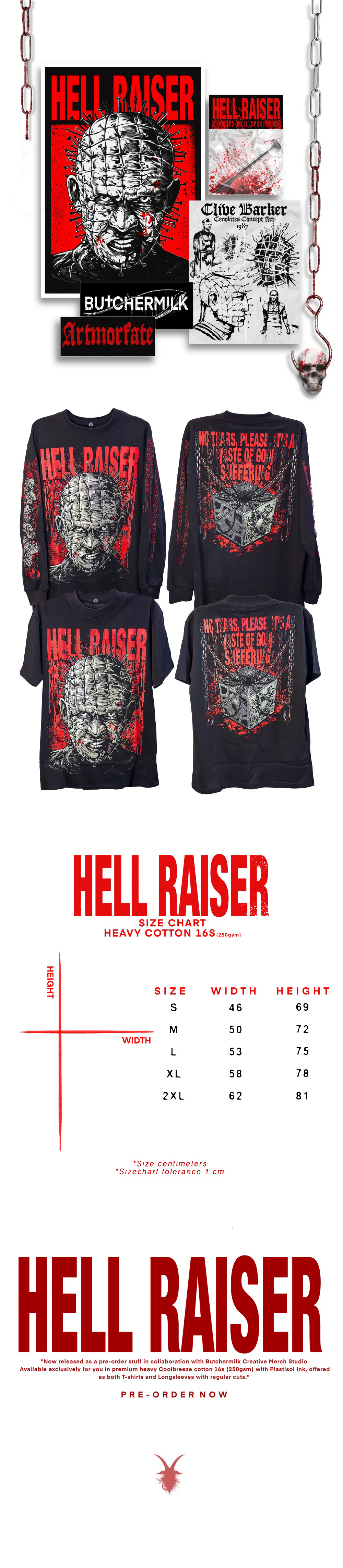 Pre Order HELL RAISER logo