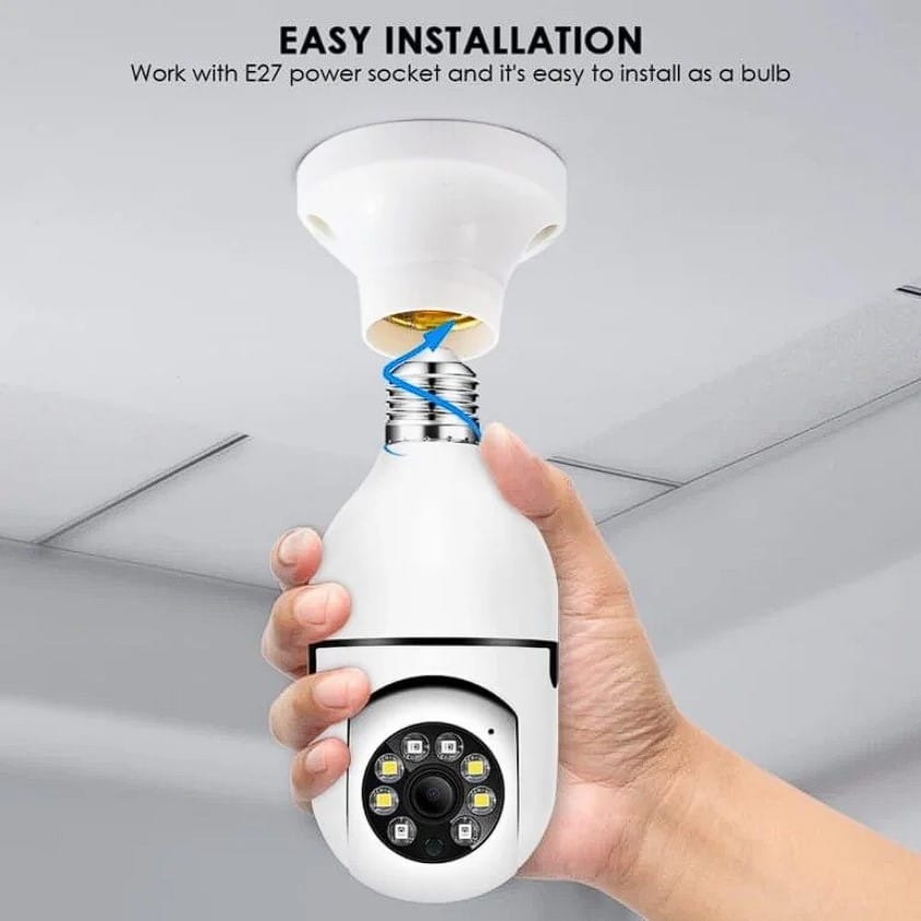 SentinelEye CCTV E27 WiFi Mini Kamera Full HD