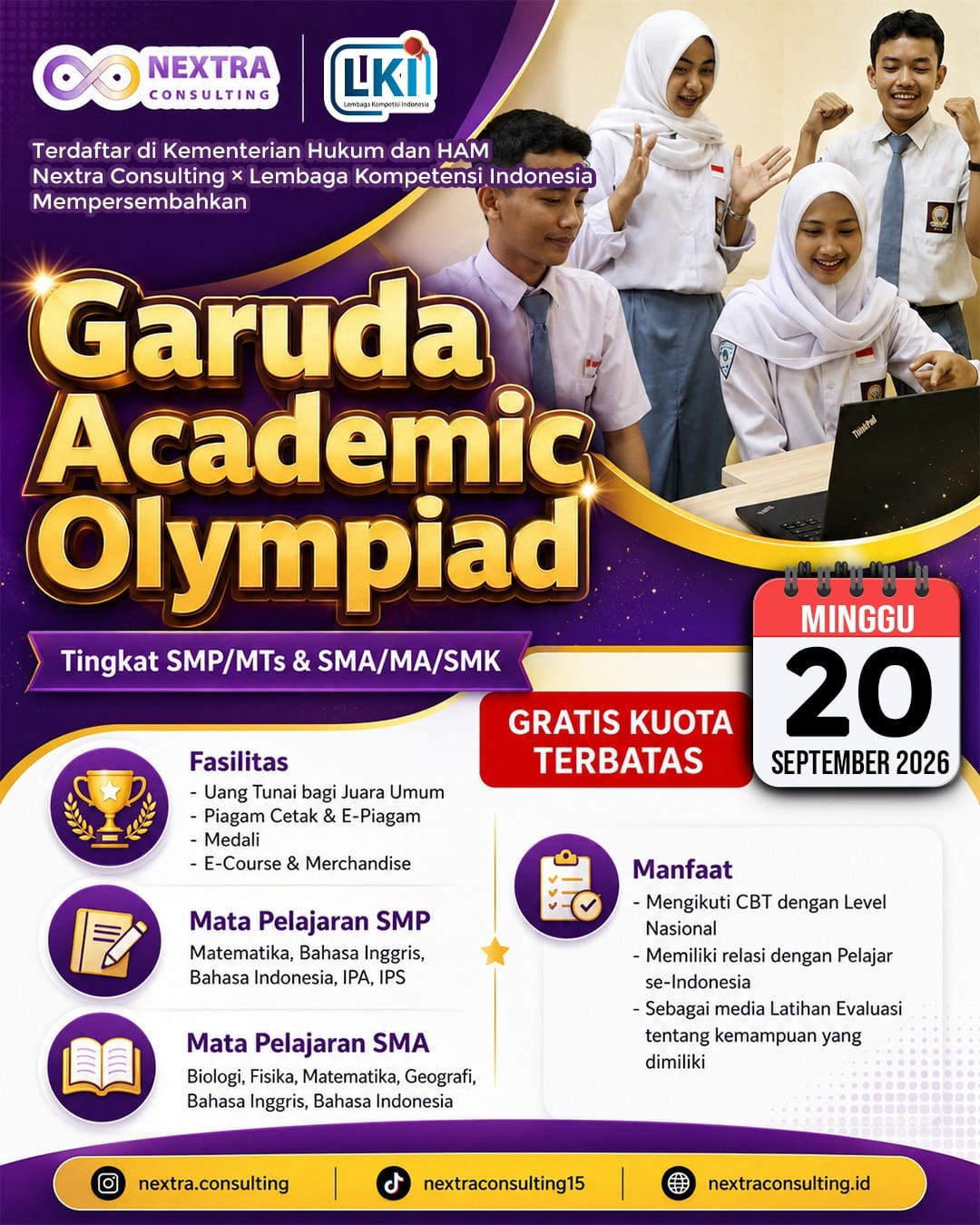 GARUDA ACADEMIC OLYMPIAD logo
