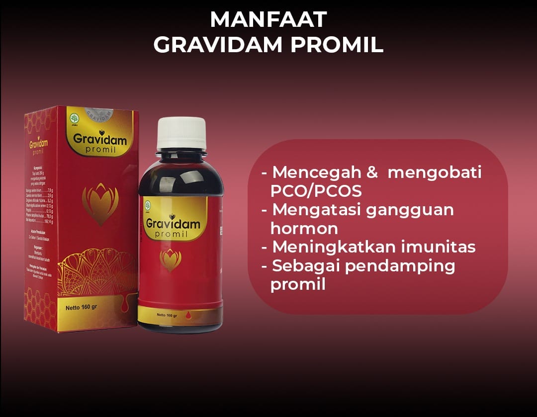 Madu Gravidam Promen & Promil BPOM GA BL