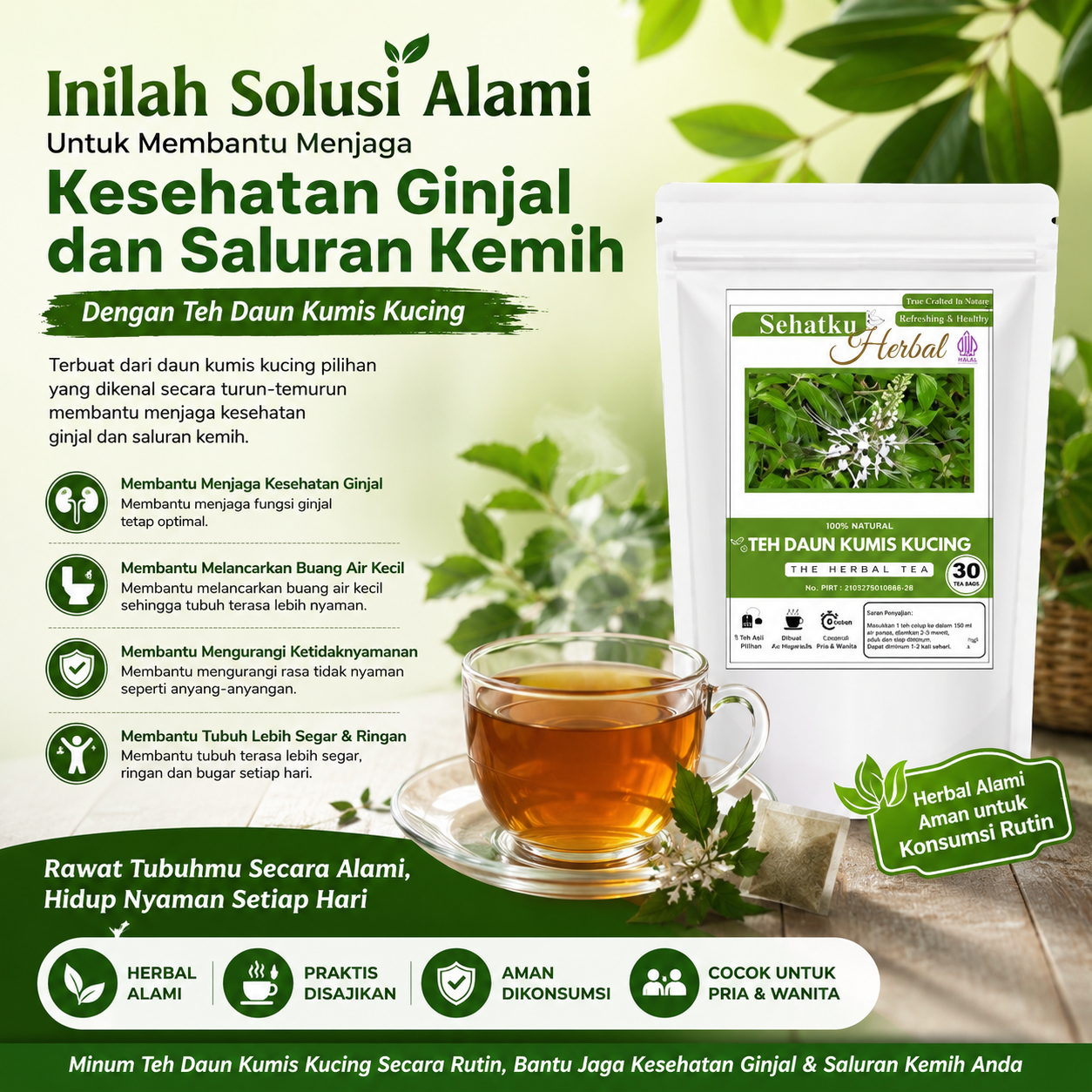 Teh Daun Kumis Kucing RZ31 logo