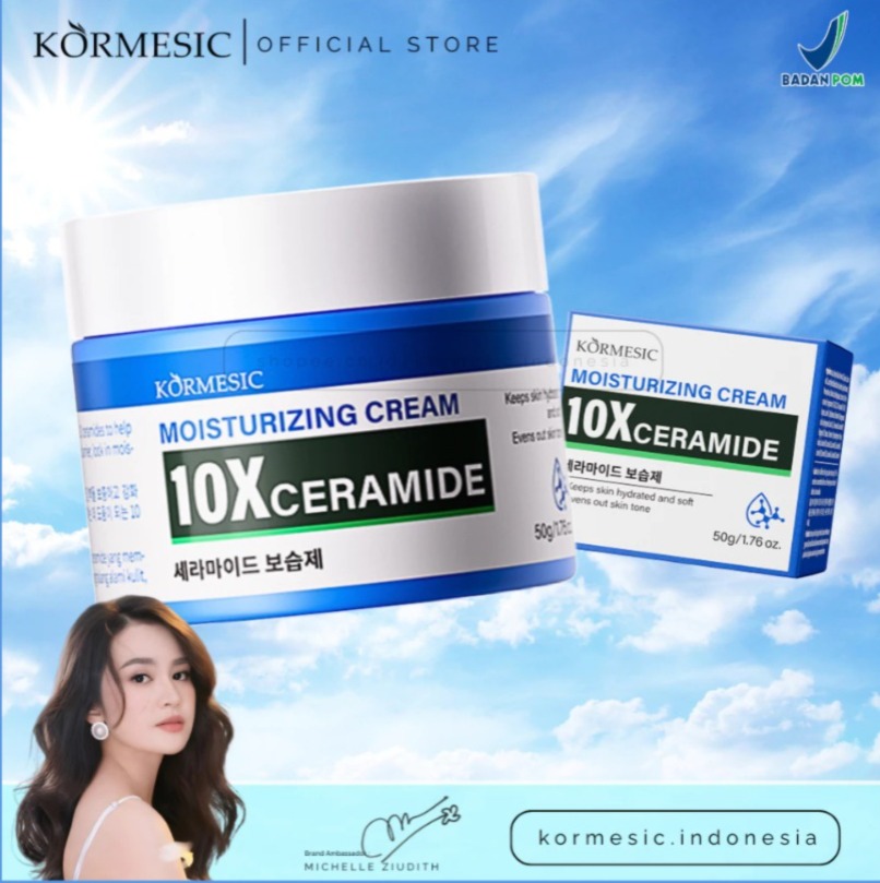 Ceramide moisturizer Cream BPOM JJ81 logo